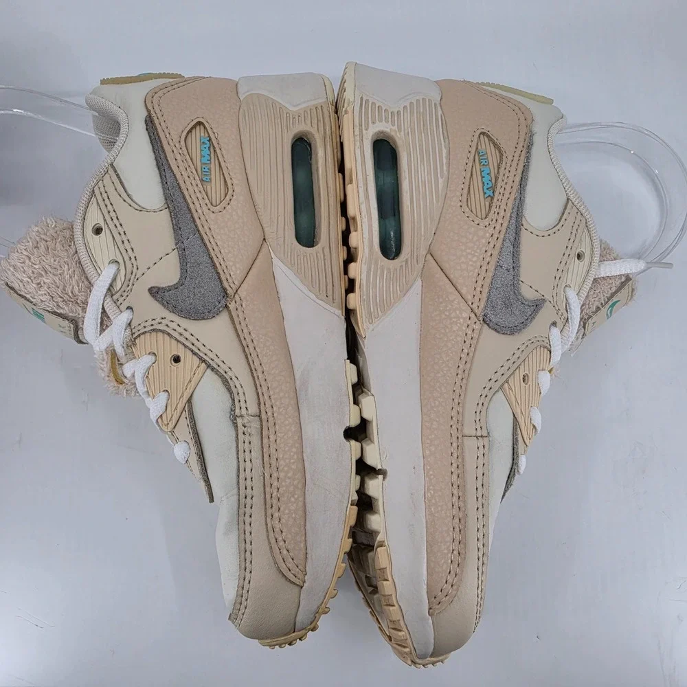 Nike Air Max 90 Kids Shoes Size 2Y Mama Shimmer Pearl Phatom Silver Patel DZ5319